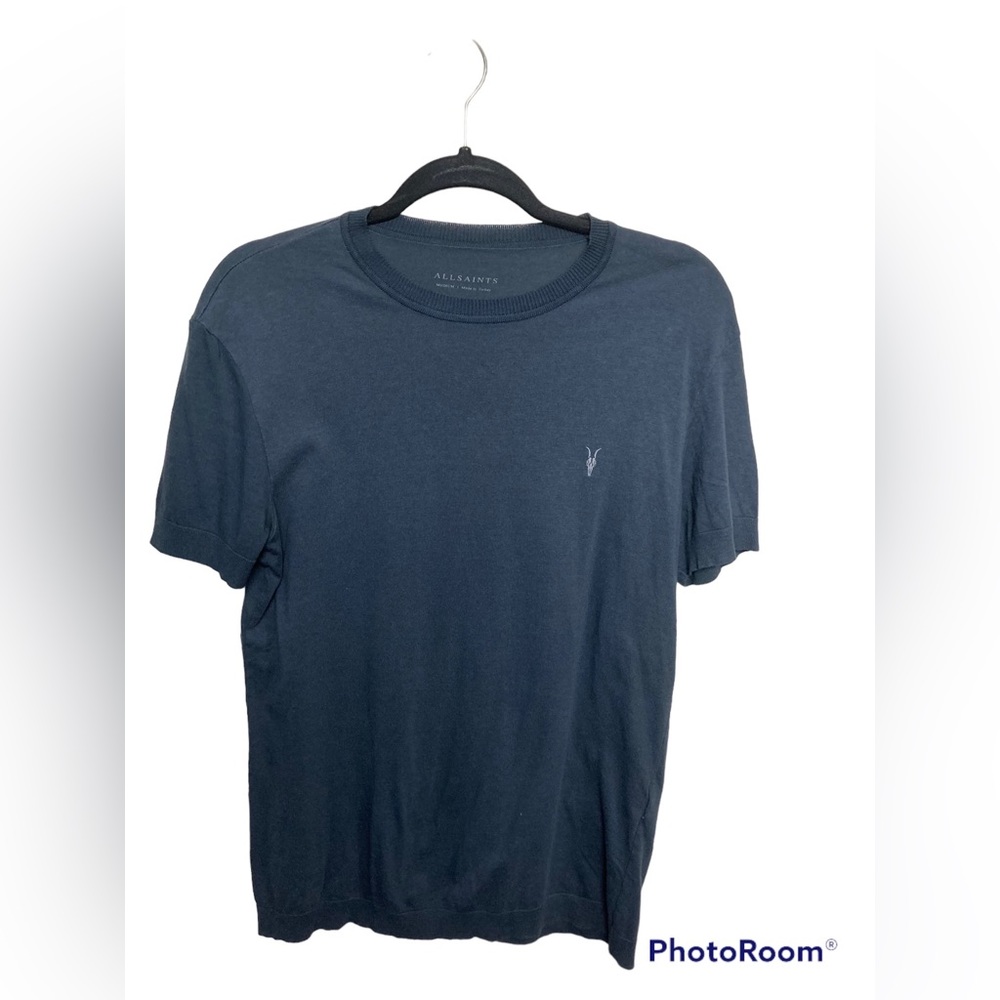 All Saints gray short sleeve tee. Medium